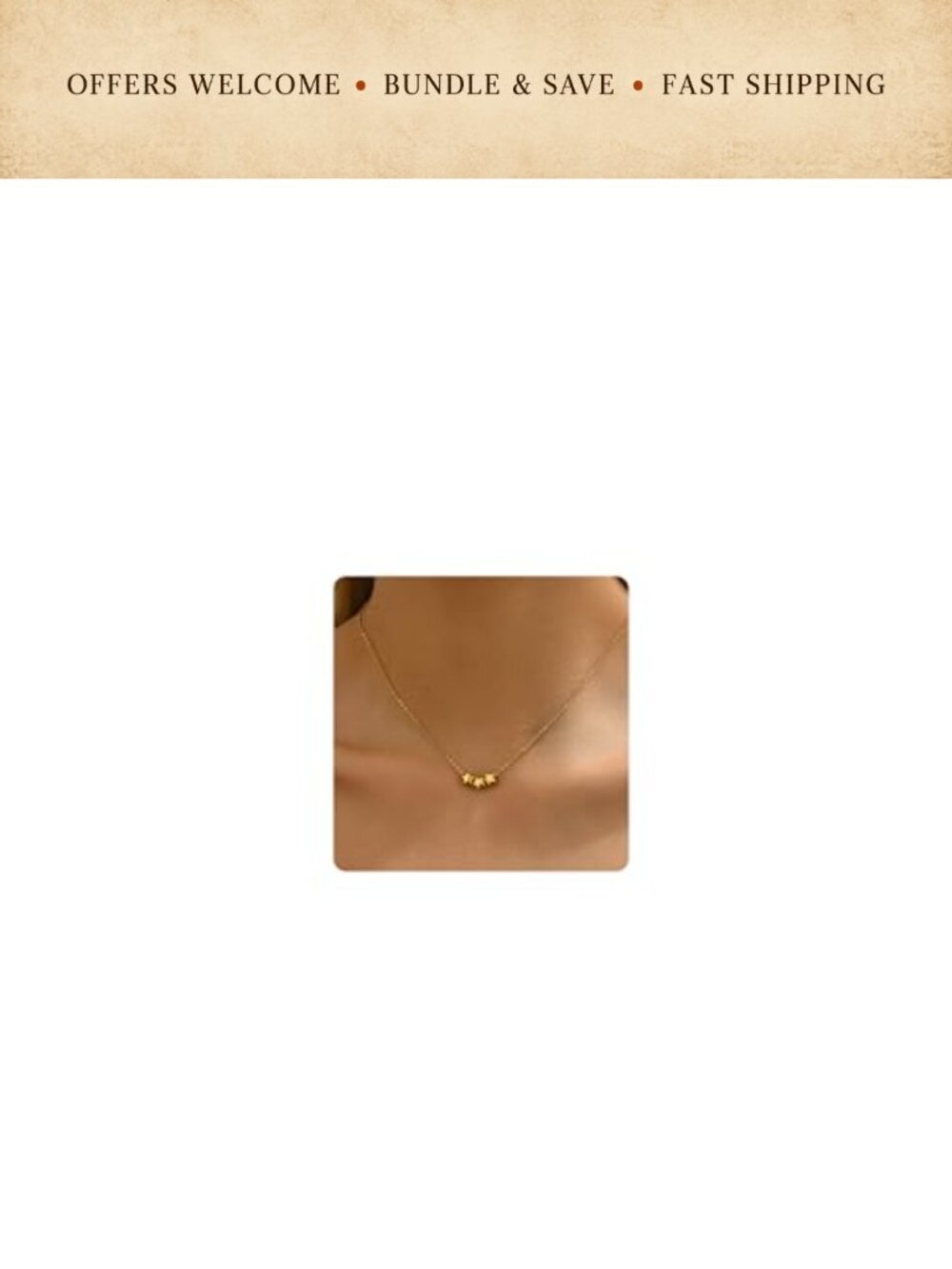 18K Gold Plated Stainless Steel Star Pendant Necklace Adjustable
